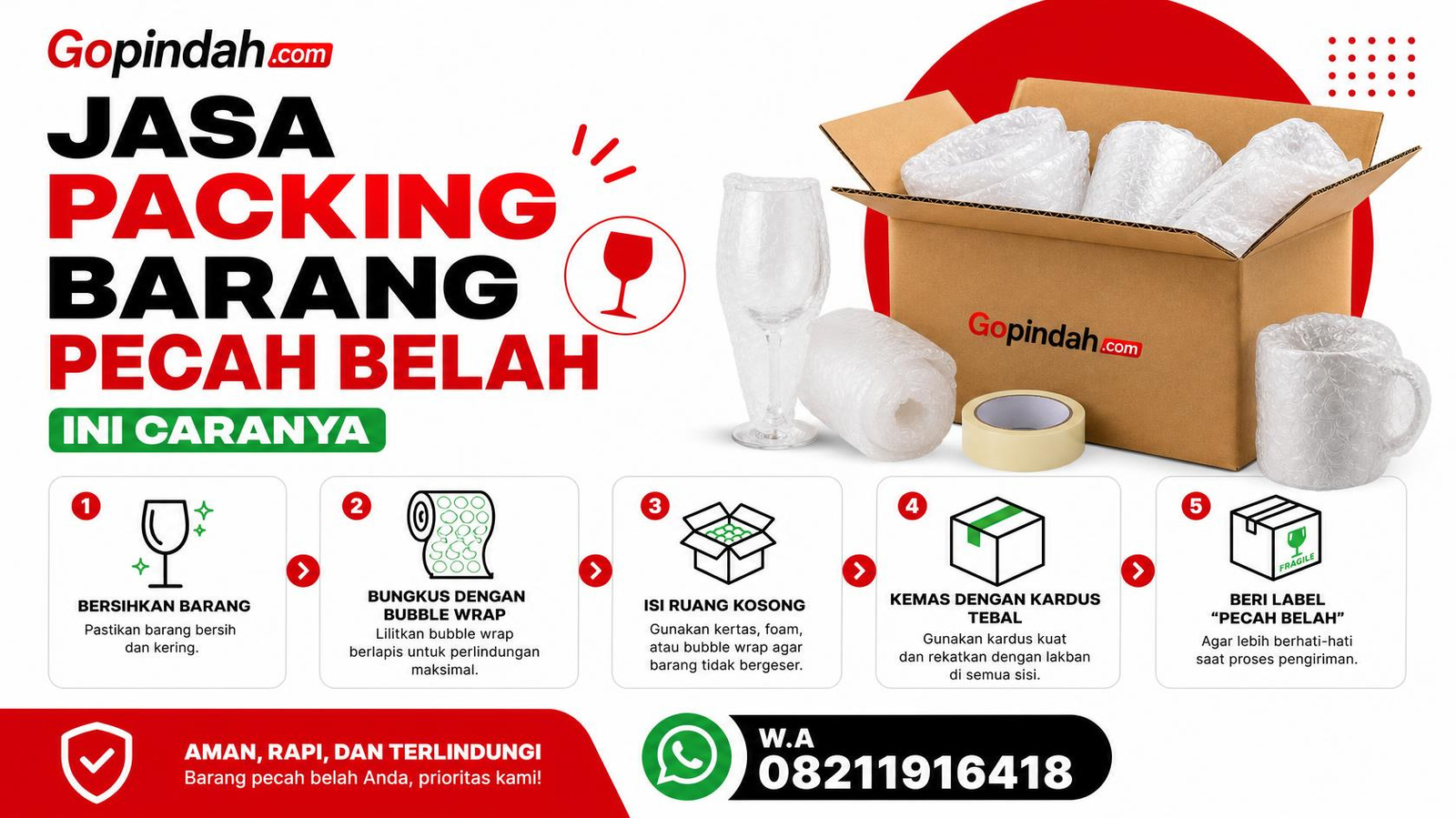 Jasa Packing Barang Pecah Belah Ini Caranya